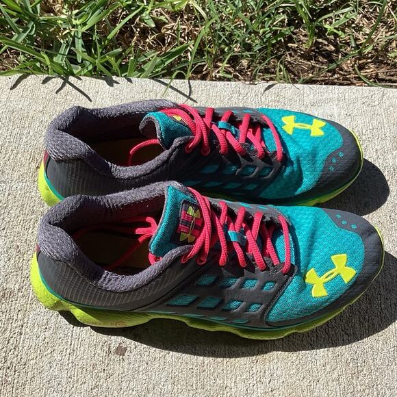 Under Armour Womens Micro G 1236543-045 Gray Running Shoes Sneakers - Picture 5 of 9